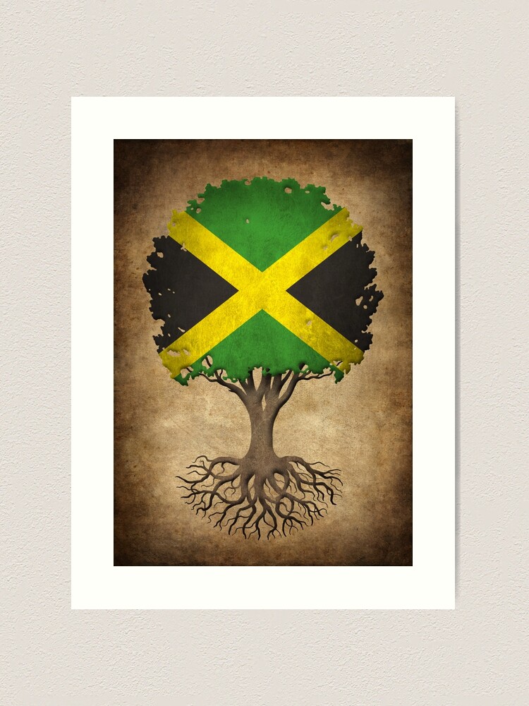 Tree of Life with Jamaican Flag