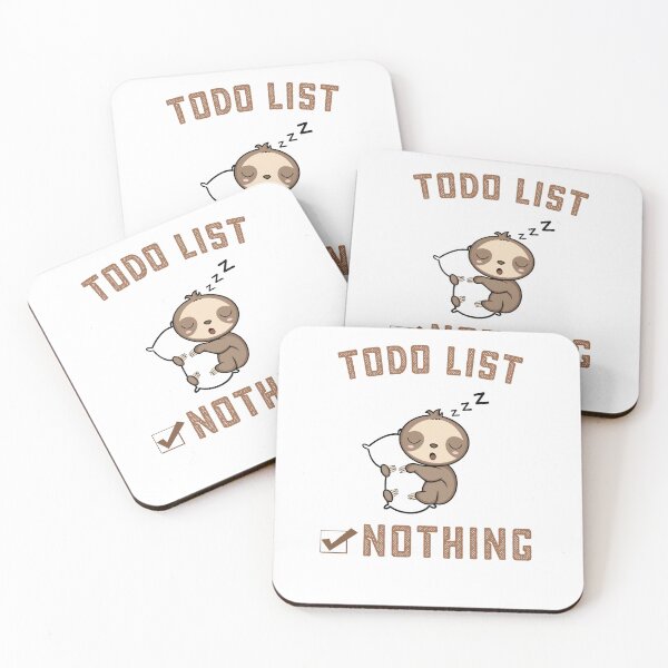Item preview, Todo nothing sloth designed and sold by AdelDa19.