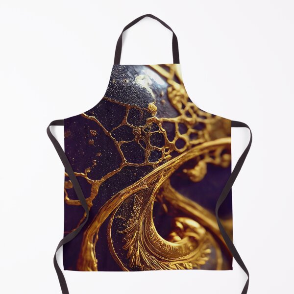 Item preview, Gold decoration on blue enamel designed and sold by BrickBick.