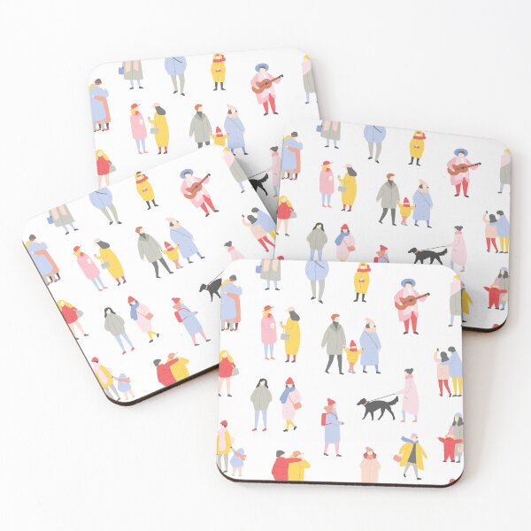 Item preview, Crowd of people winter designed and sold by MamaO1.