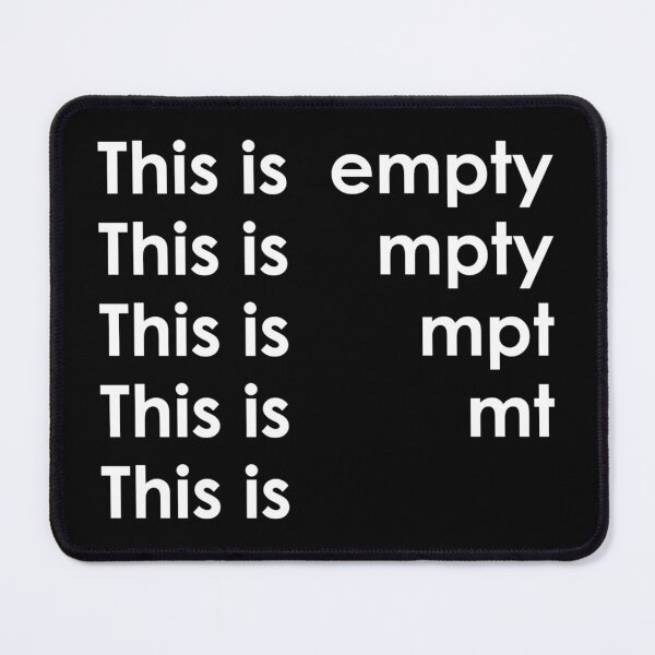 Item preview, This is Empty designed and sold by AdsInspiration.