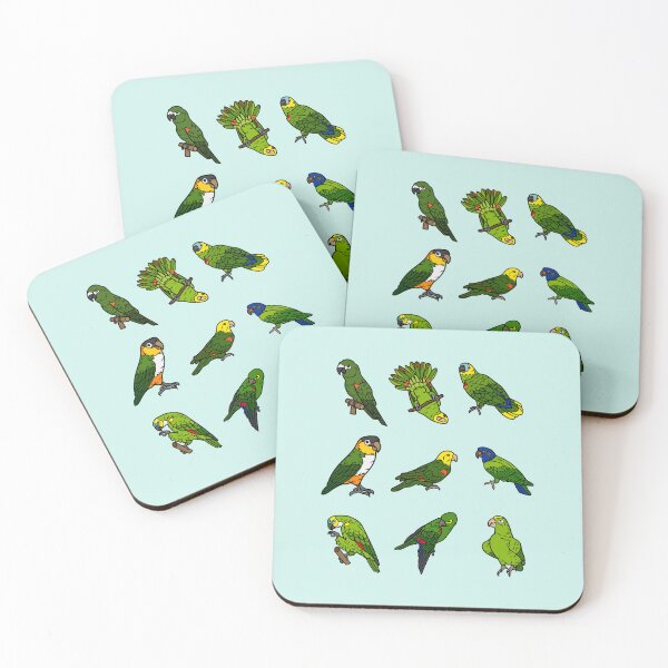 Item preview, conjunto de pegatinas de loros designed and sold by Animster.