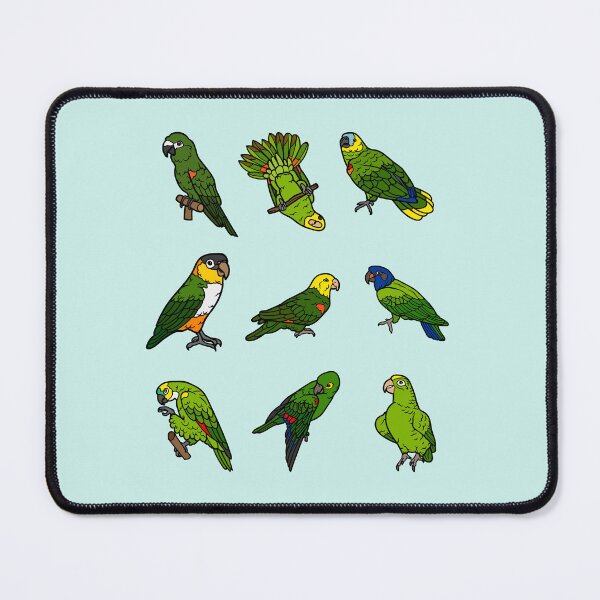 Item preview, parrots sticker set designed and sold by Animster.