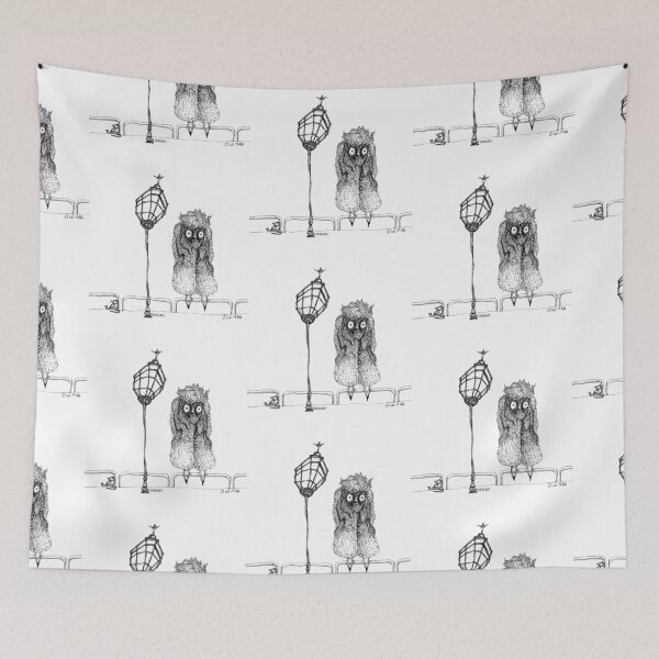 Item preview, THE OWL MAN designed and sold by kikoeart.