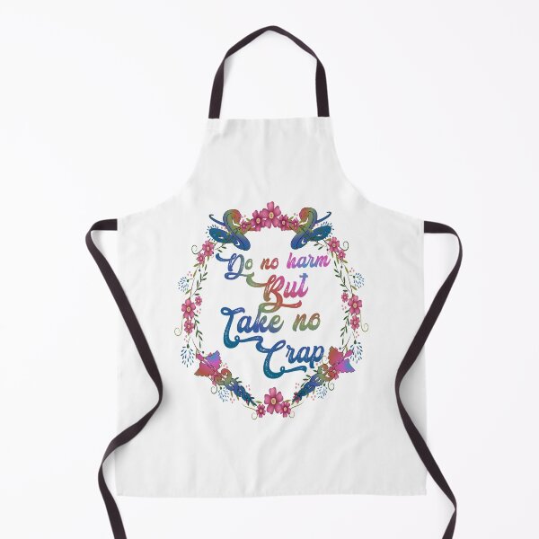Item preview, Do no harm but take no crap,,floral,,  designed and sold by Chakilogy.