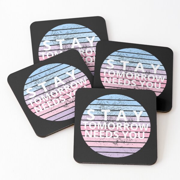 Item preview, Stay Tomorrow Needs You |  mental health awareness designed and sold by BuraxisQuotes.