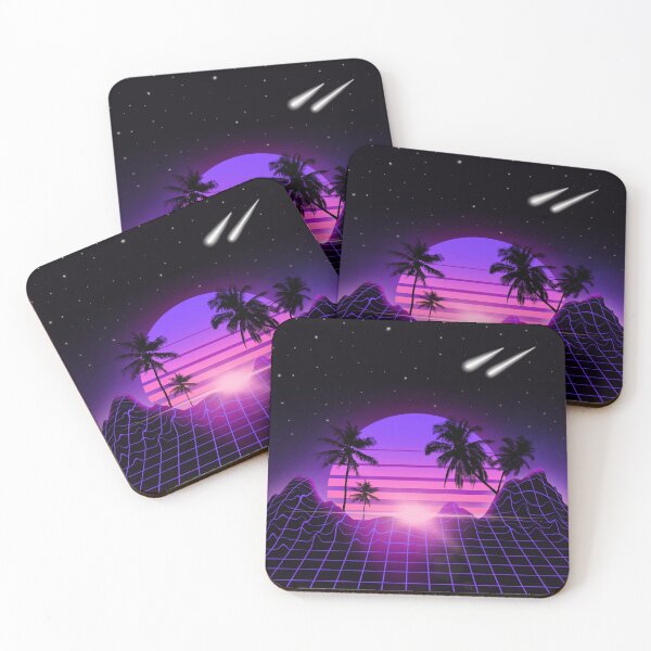 Item preview, RETROWAVE LANDSCAPE designed and sold by rewritethenight.