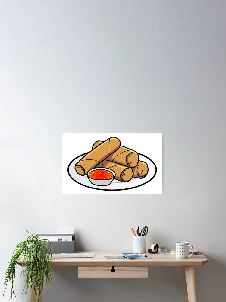 Thumbnail 2 of 3, Poster, Spring Rolls designed and sold by jonmlam.