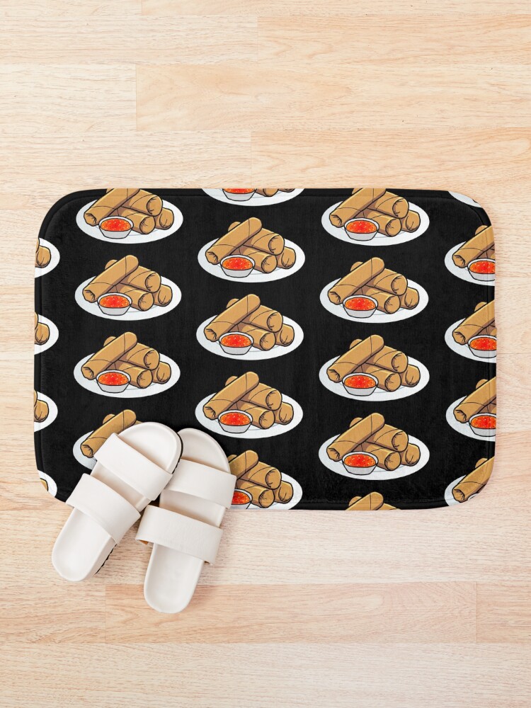 Thumbnail 1 of 6, Bath Mat, Spring Rolls designed and sold by jonmlam.