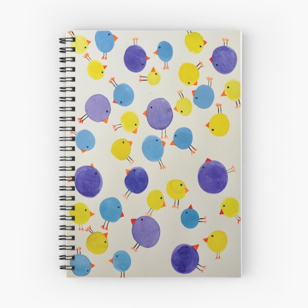 Item preview, blue and yellow bird notebook/prints/cards/phone cases designed and sold by bearshapedspher.