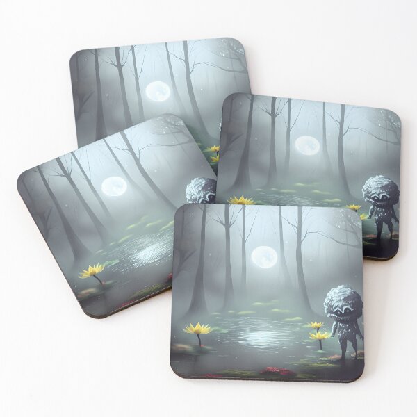 Item preview, Little forest monster at a lake designed and sold by BrachiaST.