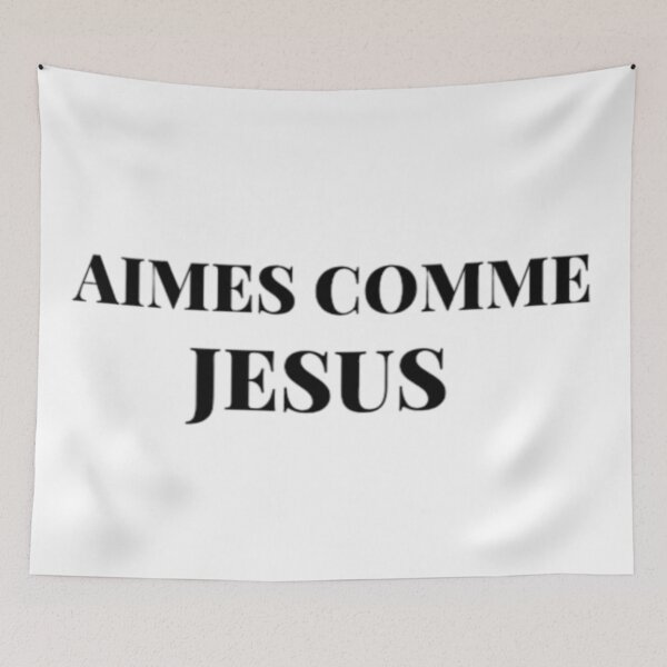 Item preview, Aimes comme Jésus designed and sold by CherishedCloset.