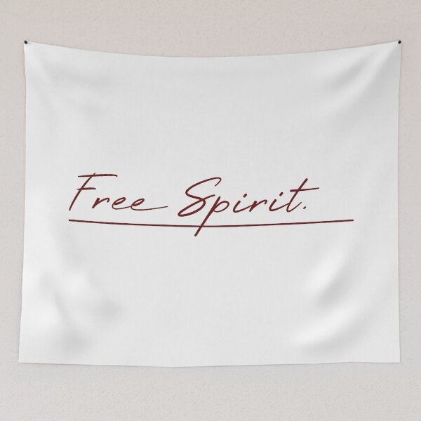 Item preview, Free Spirit Underlined redbubble designed and sold by MUSThaveprint.