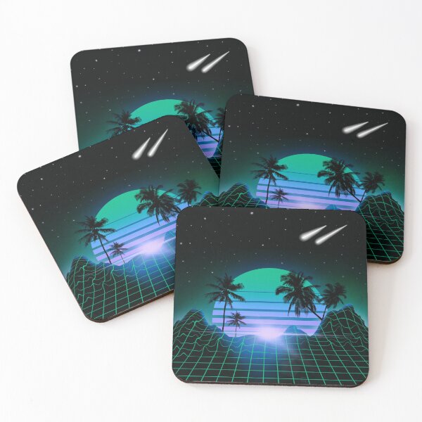 Item preview, RETROWAVE LANDSCAPE designed and sold by rewritethenight.