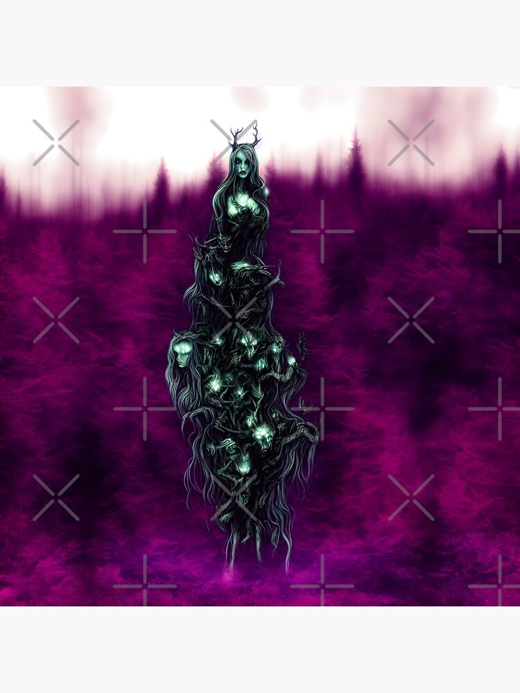 "An enigmatic female treemonster" Poster for Sale by BrachiaST Redbubble