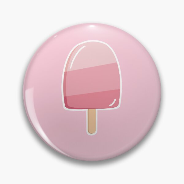 Item preview, Strawberry Pink Popsicle Cartoon designed and sold by MobulaRey.