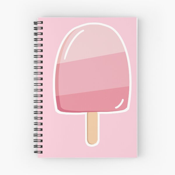 Item preview, Strawberry Pink Popsicle Cartoon designed and sold by MobulaRey.