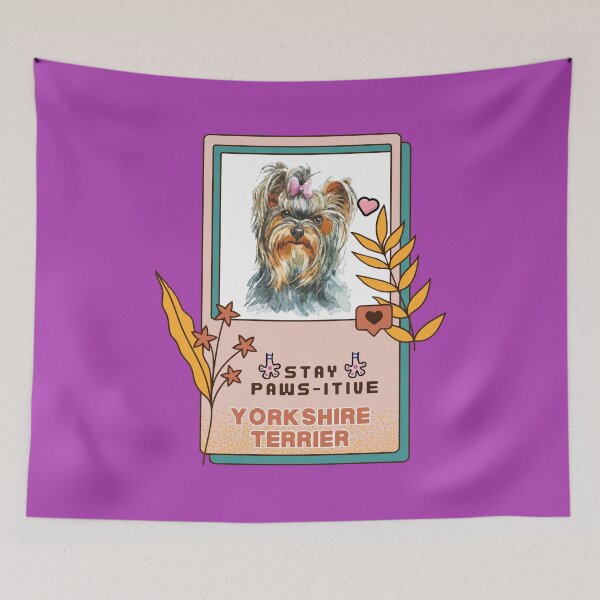 Item preview, Yorkshire Terrier Watercolor Drawing Dog Breed | Stay Paws-itive Dog Series -60 designed and sold by PetinHeart.