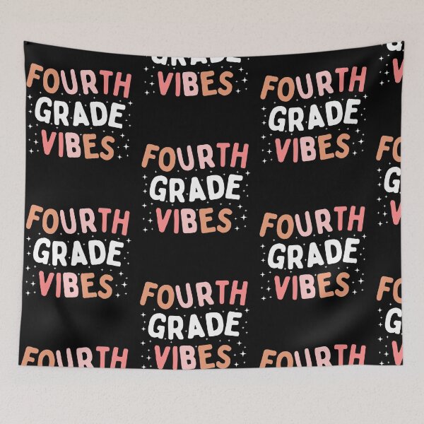 Item preview, Fourth Grade Vibes Back to School 4th Grade Vibes Teacher designed and sold by Trankix.