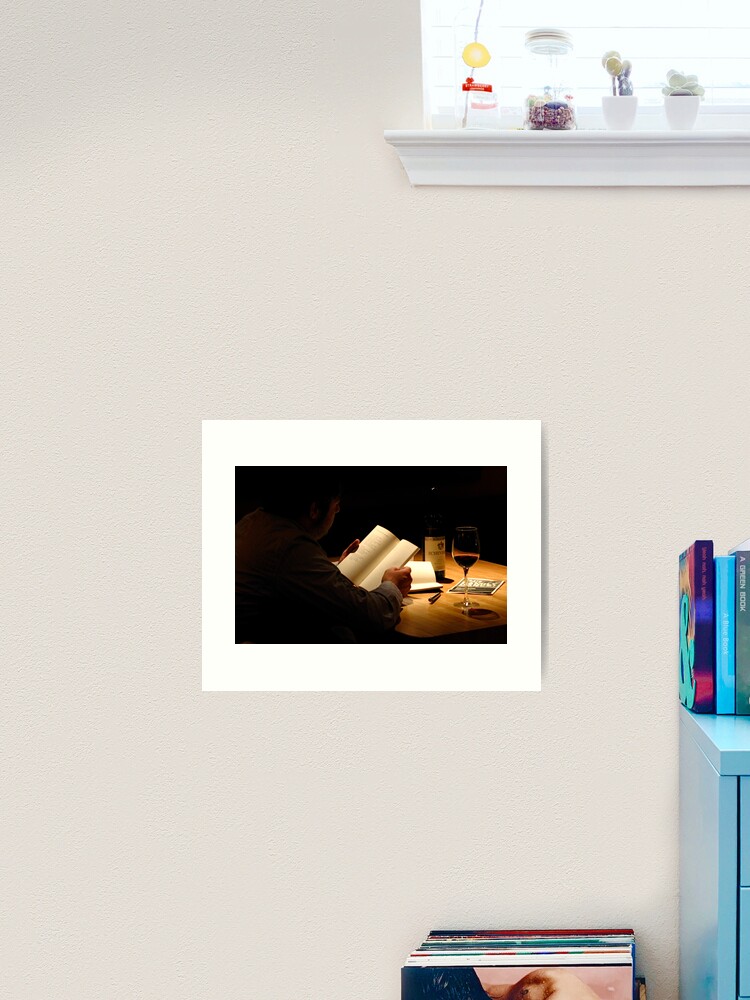 Thumbnail 2 of 3, Art Print, The Reading designed and sold by alvinsan9.