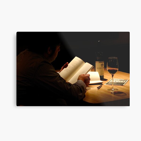 The Reading Metal Print
