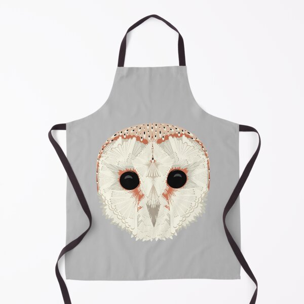 Item preview, Barn Owl - Light Gray designed and sold by Elisa Yinh Creative.