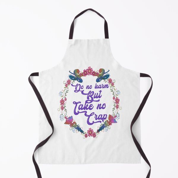 Item preview, Do no harm but take no crap,,floral,V777.  designed and sold by Chakilogy.