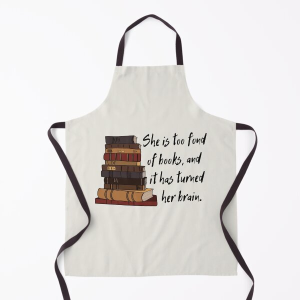 Item preview, Louisa May Alcott Quote She is too fond of books, and it has turned her brain. Work: A Story of Experience designed and sold by violet-hope.
