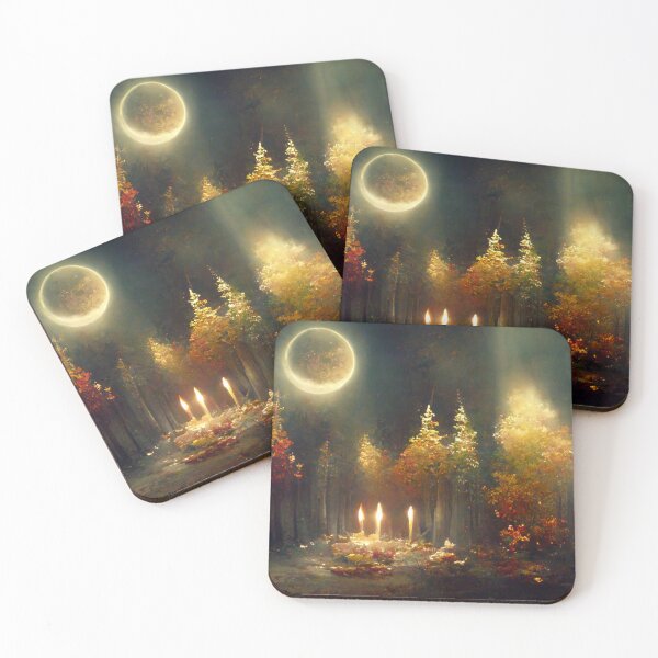 Item preview, Autumn Equinox Forest Clearing designed and sold by julala.
