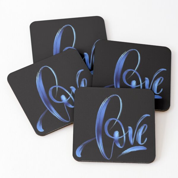 Item preview, Love in Blue Color designed and sold by Rowena Jones.