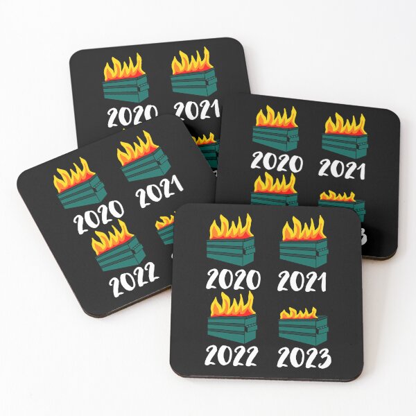 Item preview, 2020, 2021, 2022 and 2023 Dumpster Fires designed and sold by eternallygifted.