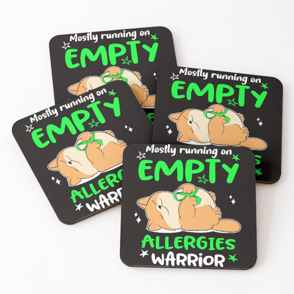 Item preview, Mostly running on Empty Allergies Warrior designed and sold by ElizabethS809.