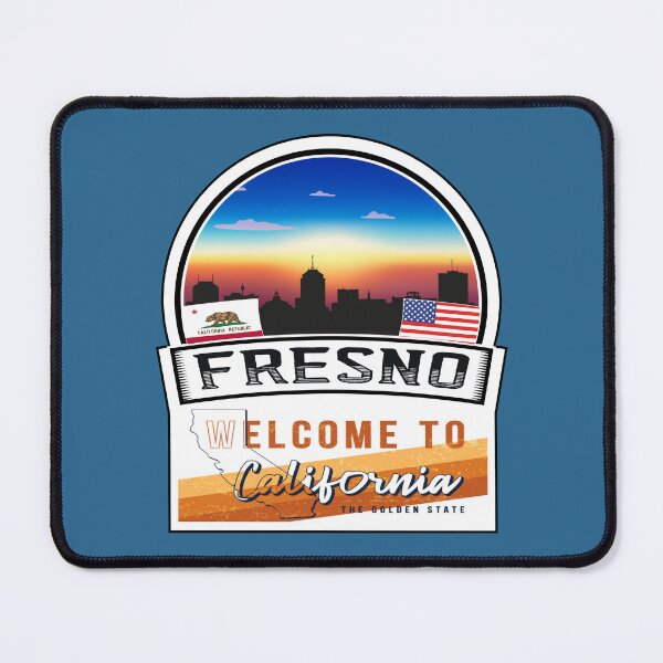 Item preview, Fresno, Welcome to California, The Golden State | U.S States and Cities Series -53 designed and sold by WorldStateArt.