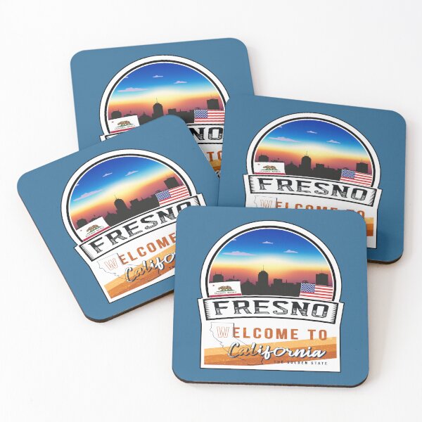 Item preview, Fresno, Welcome to California, The Golden State | U.S States and Cities Series -53 designed and sold by WorldStateArt.