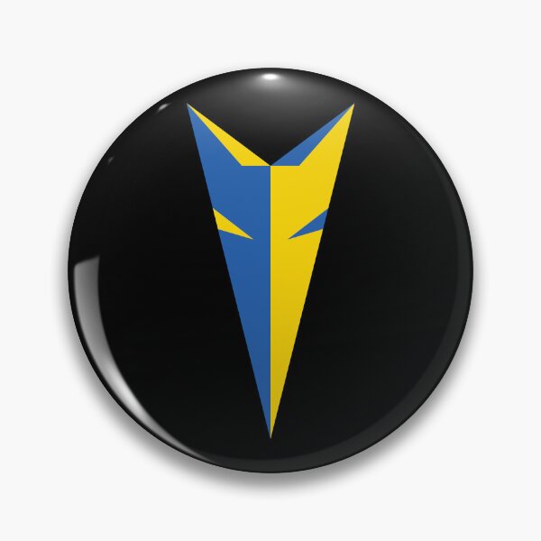 Item preview, Ukrainian Blue & Yellow Fox Head designed and sold by sleepingdogprod.
