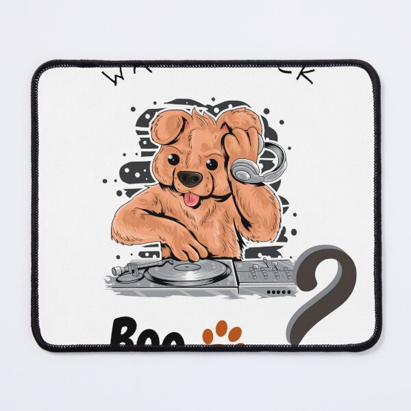 Item preview, Dog DJ artist designed and sold by DRESSIVE.