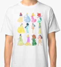 Princesses watercolor Classic T-Shirt