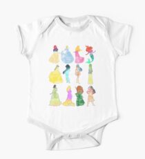 Princesses watercolor One Piece - Short Sleeve