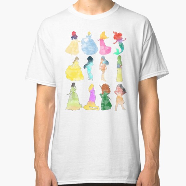 Princesses watercolor Classic T-Shirt