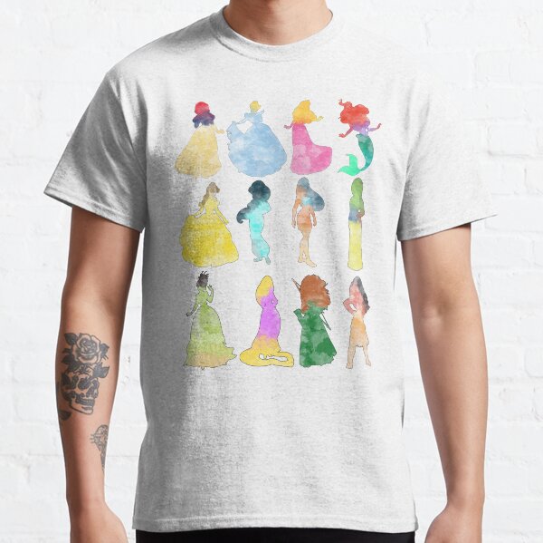 Princesses watercolor Classic T-Shirt