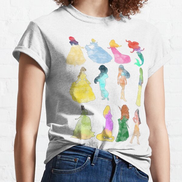 Princesses watercolor Classic T-Shirt