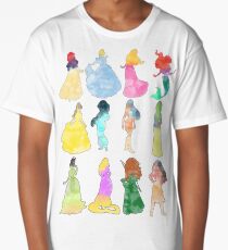 Princesses watercolor Long T-Shirt