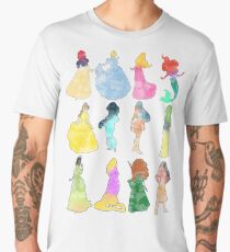 Princesses watercolor Men's Premium T-Shirt
