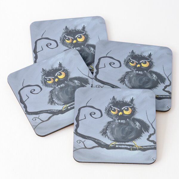 Item preview, Don't give a HOOT Owl - Original artwork Dody Denman designed and sold by MoxyMermaid.