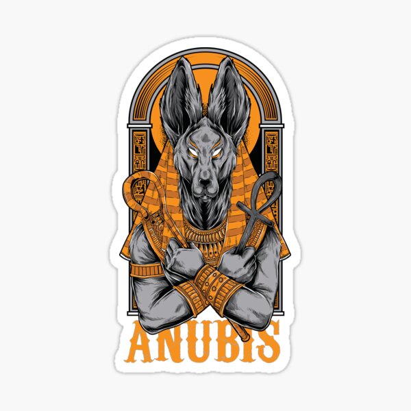 Anubis Egyptian God - Black Rose Fall 2022 Collection Sticker