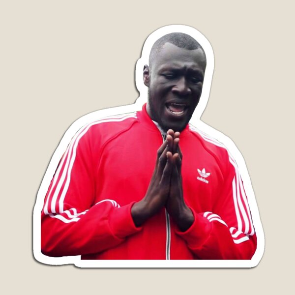 stormzy red tracksuit