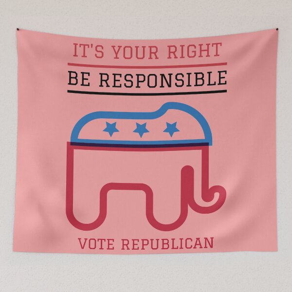 Item preview, Your right to vote republican elephant designed and sold by LGMmugsdesign.
