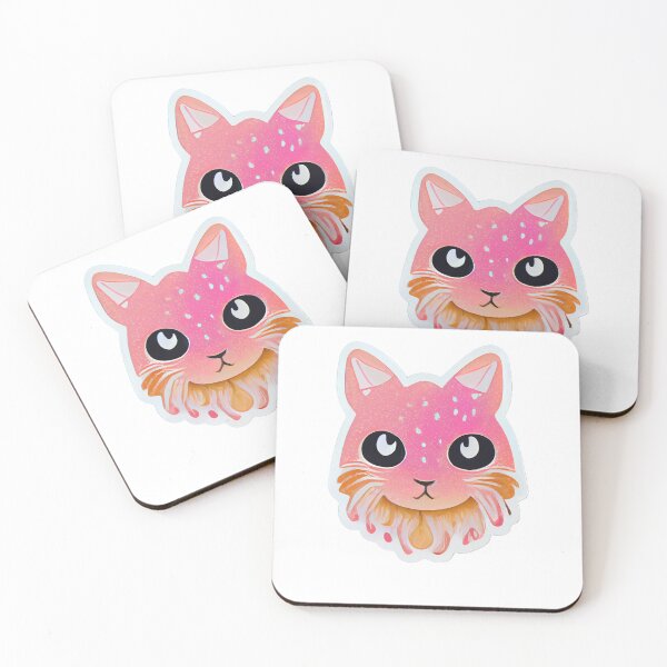 Item preview, Pink Moon Gaze Cat designed and sold by SikoticVinyl.