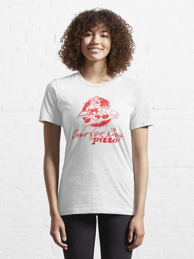 Stranger Things 4 Surfer Boy Pizza Employee T-Shirt - Personalized