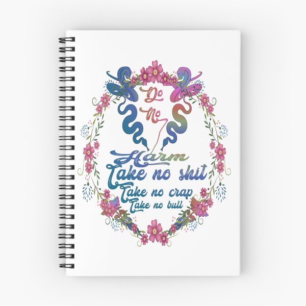 Item preview, Do no harm take no shit take no crap take no bull,,floral, designed and sold by Chakilogy.